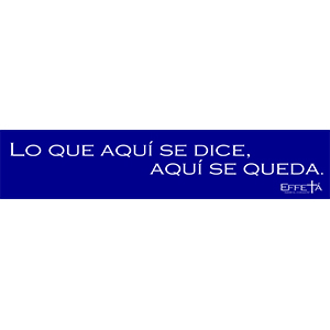 Cartel Confidencialidad Effetá