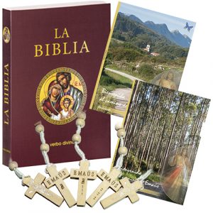 Biblia Rústica Fina VD + Diario con Rosario Emaús Gratis