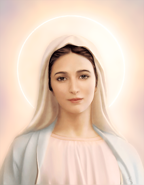Cuadro Virgen Medjugorje